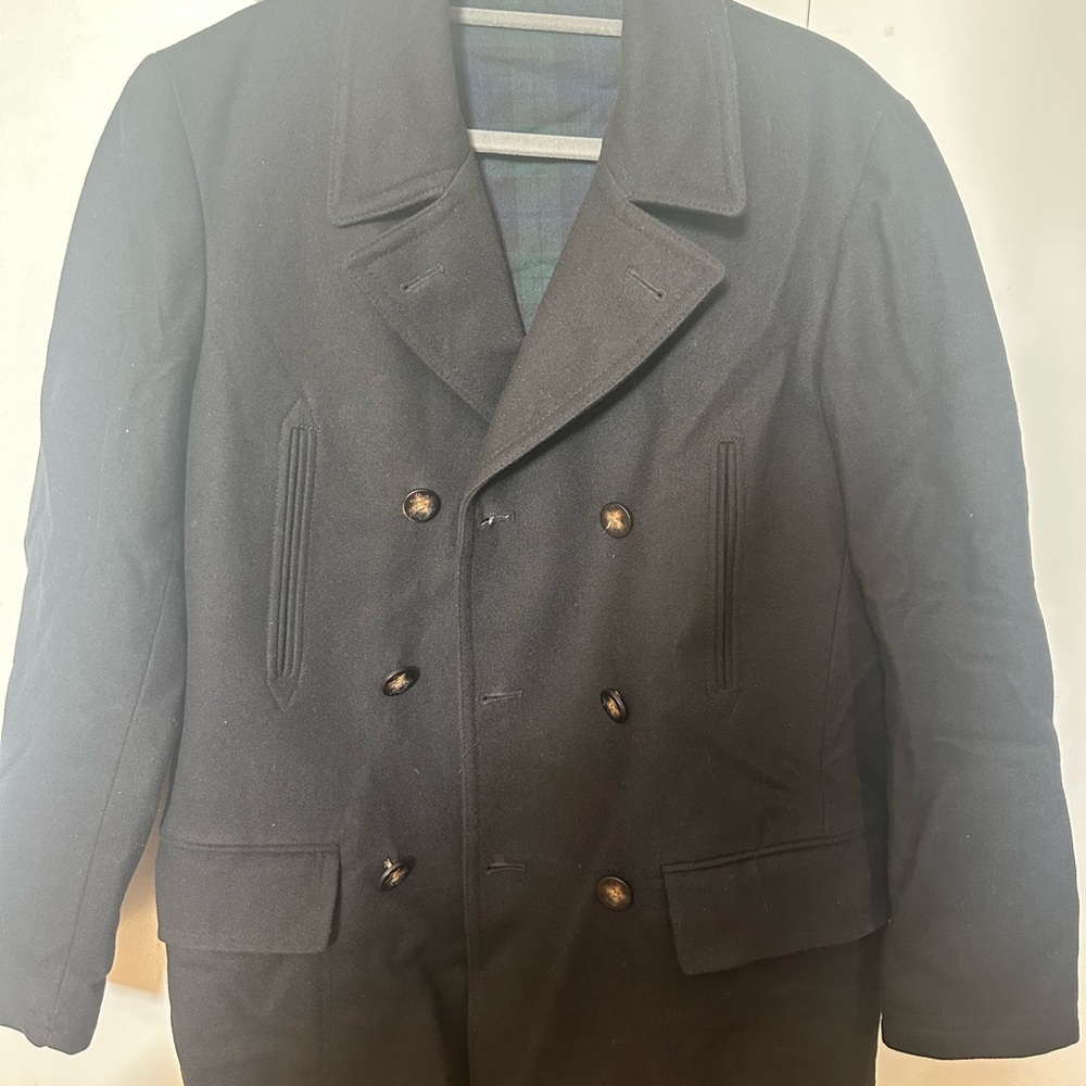 Ralph Lauren Classic Black Peacoat